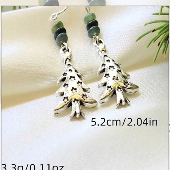 New Christmas tree earrings - Picture 6 of 7